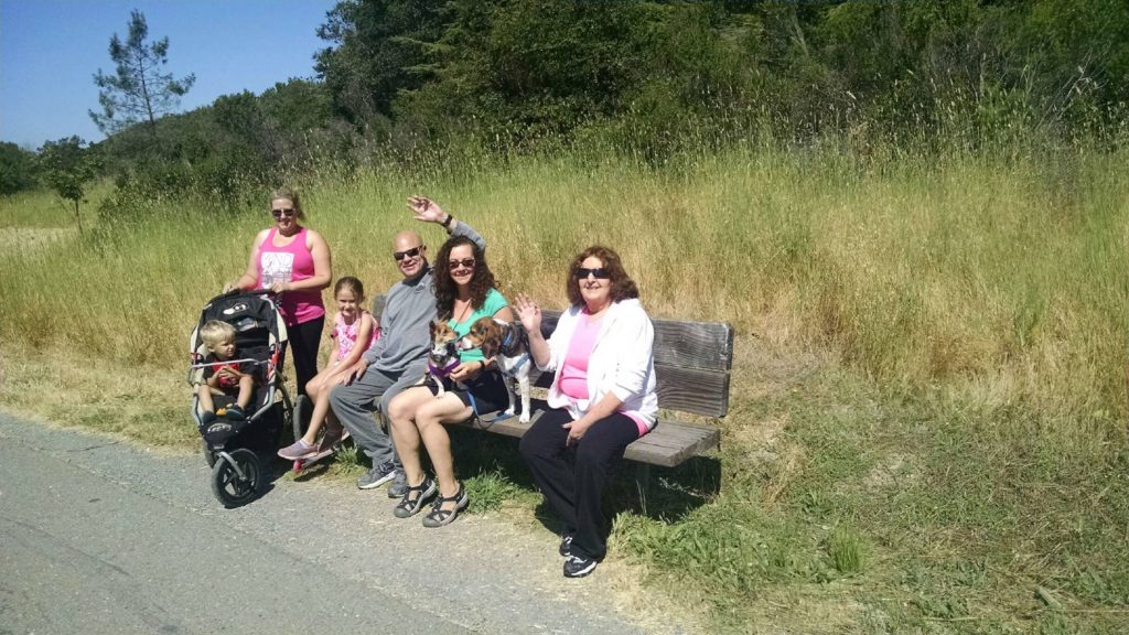 Our staff on a group hike